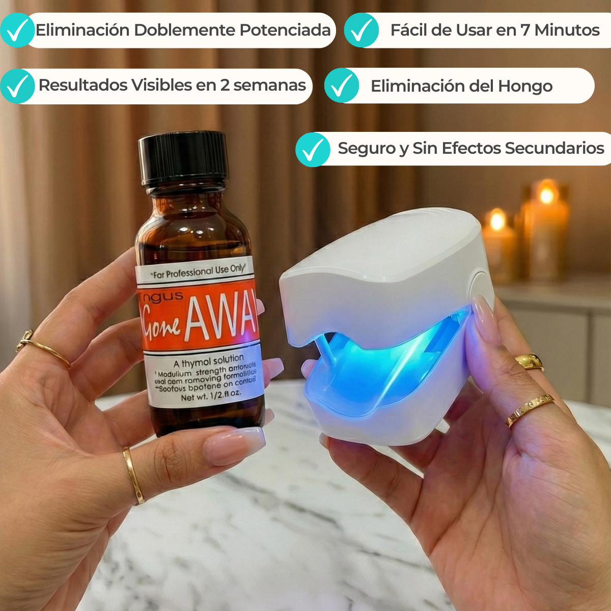 Tratamiento para eliminar hongos